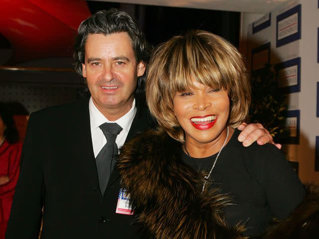 Franziska Krug/Getty Erwin Bach and Tina Turner