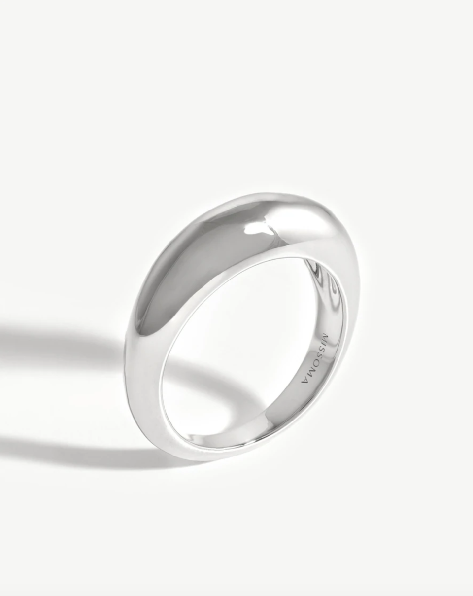 Dome Plain Ring