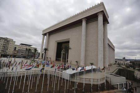 A replica of the Temple of Solomon, built by the Brazilian evangelical "Universal Church of the Kingdom of God" in Sao Paulo July 29, 2014. REUTERS/Nacho Doce