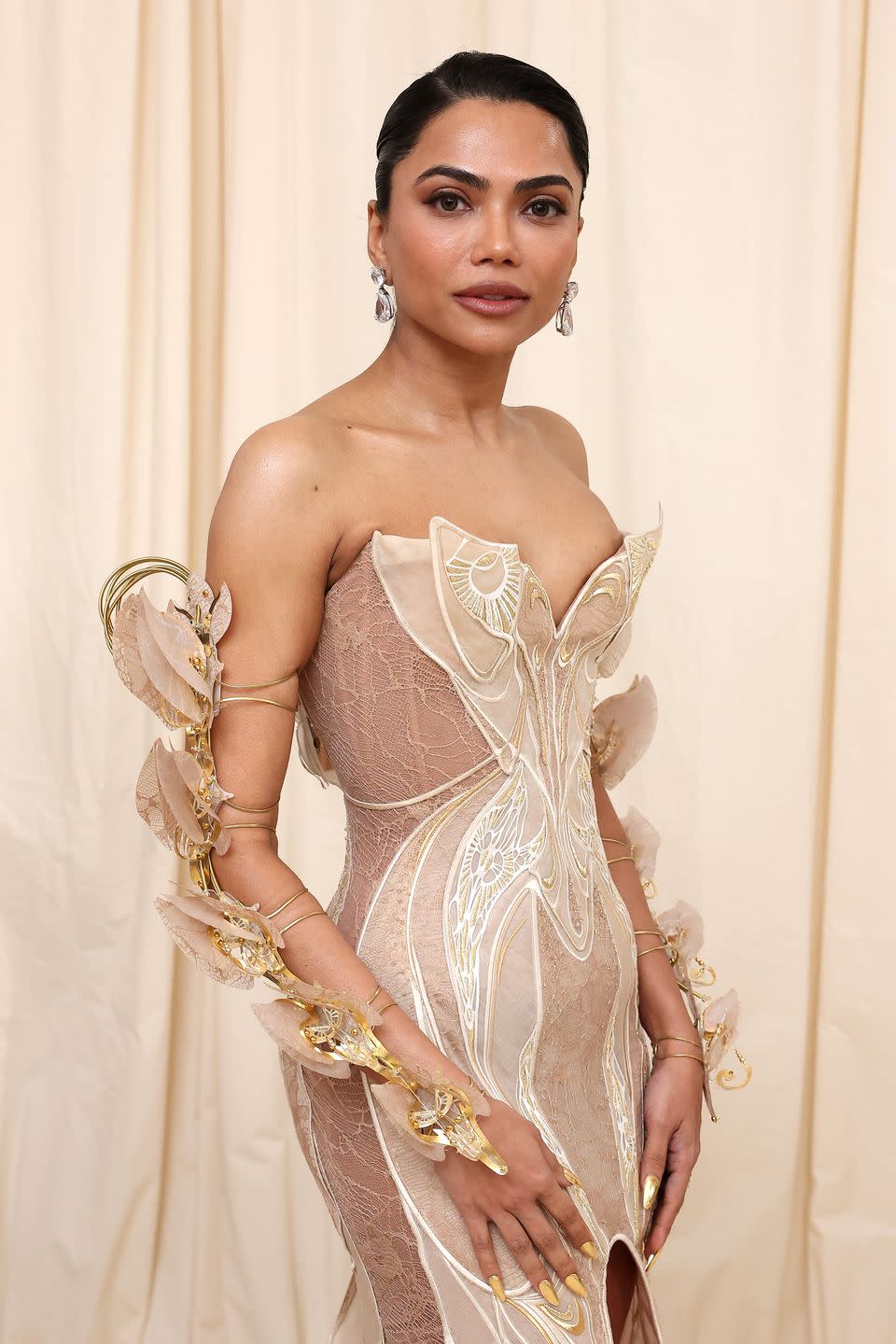 new york, new york may 06 mona patel attends the 2024 met gala celebrating sleeping beauties reawakening fashion at the metropolitan museum of art on may 06, 2024 in new york city photo by mike coppolamg24getty images for the met museumvogue