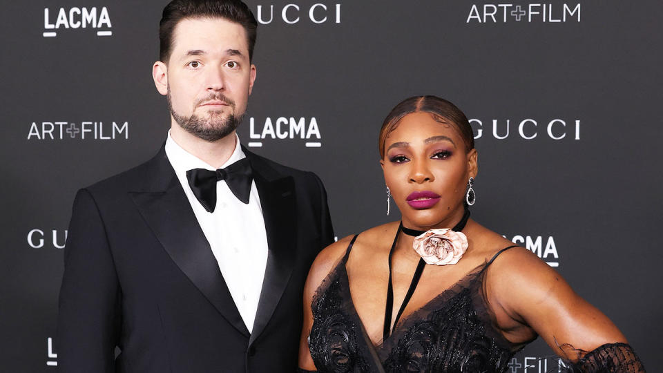 Serena Williams, pictured here with husband Alexis Ohanian at the Los Angeles County Museum of Art.