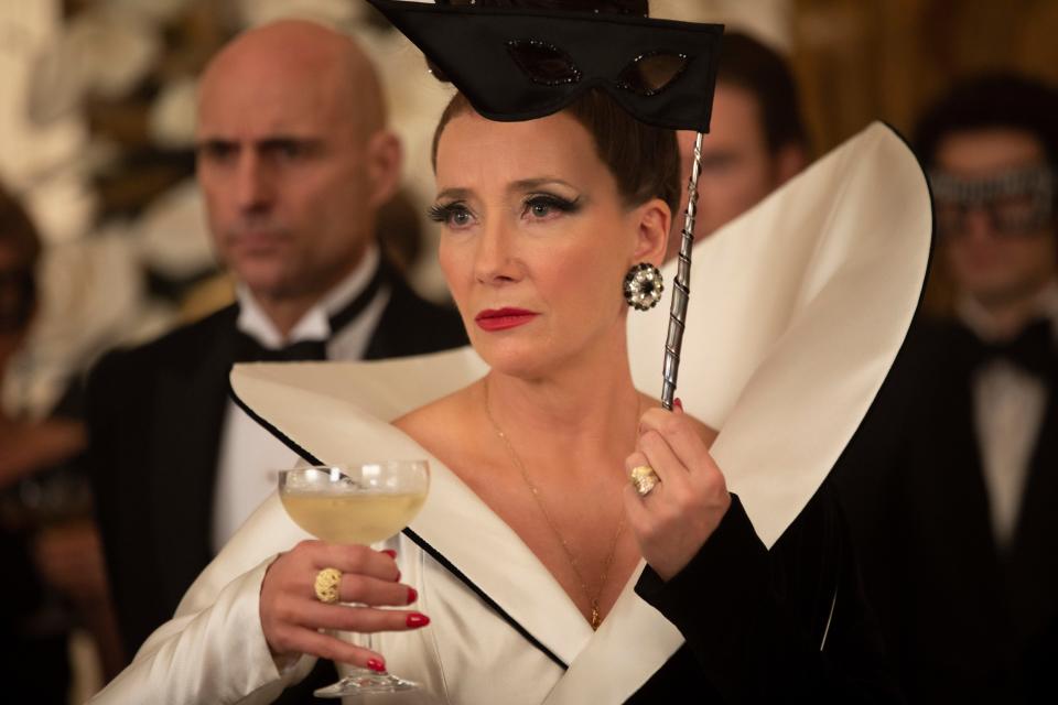 Emma Thompson plays high-profile fashion icon Baroness von Hellman, a mentor and foil to the main character of "Cruella."