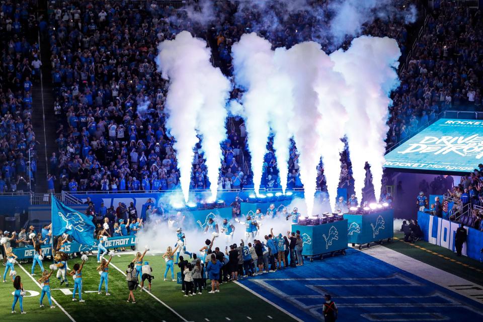 Ford Field on Sunday will host its first-ever Detroit Lions playoff game vs. the Los Angeles Rams.