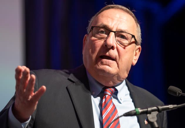 Former Maine governor and gubernatorial candidate Paul LePage, who was once dubbed “America’s Craziest Governor,” reportedly threatened to “deck” a Democratic Party staffer for approaching him at an event. (Photo: Portland Press Herald via Getty Images)