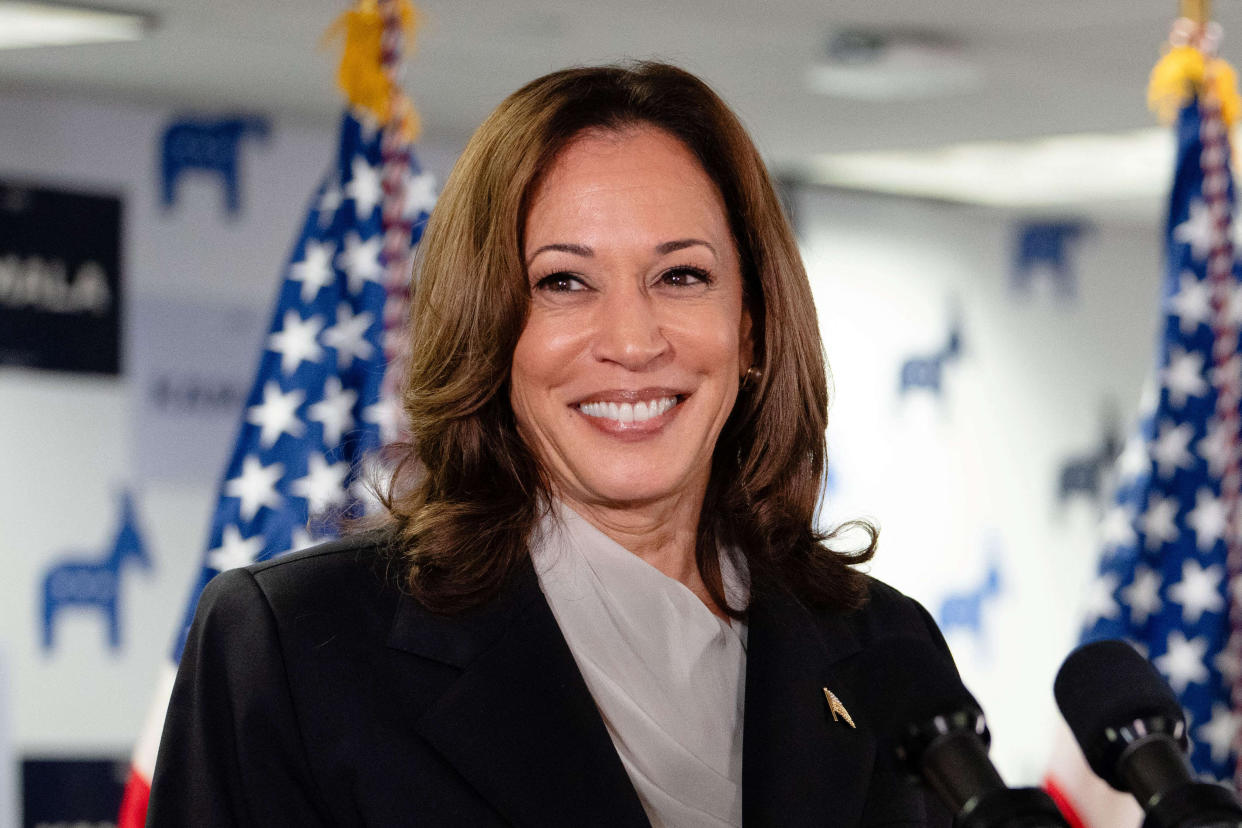 New Yahoo News/YouGov poll Kamala Harris has a huge head start for the