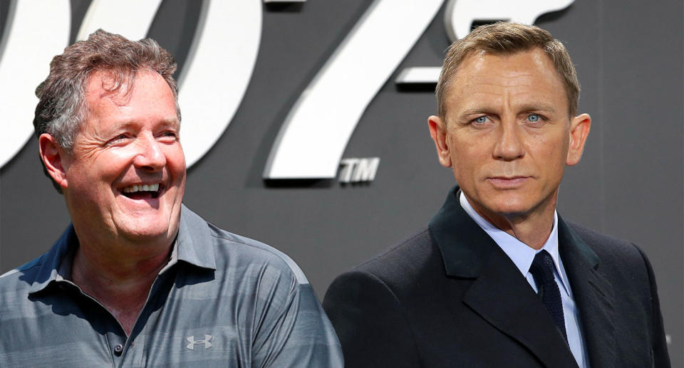 Piers Morgan mocked Daniel Craig for using a “papoose” (Reuters/Getty)