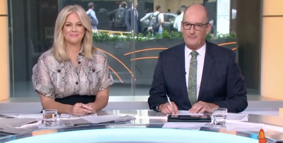 Samantha Armytage and Kochie on Sunrise