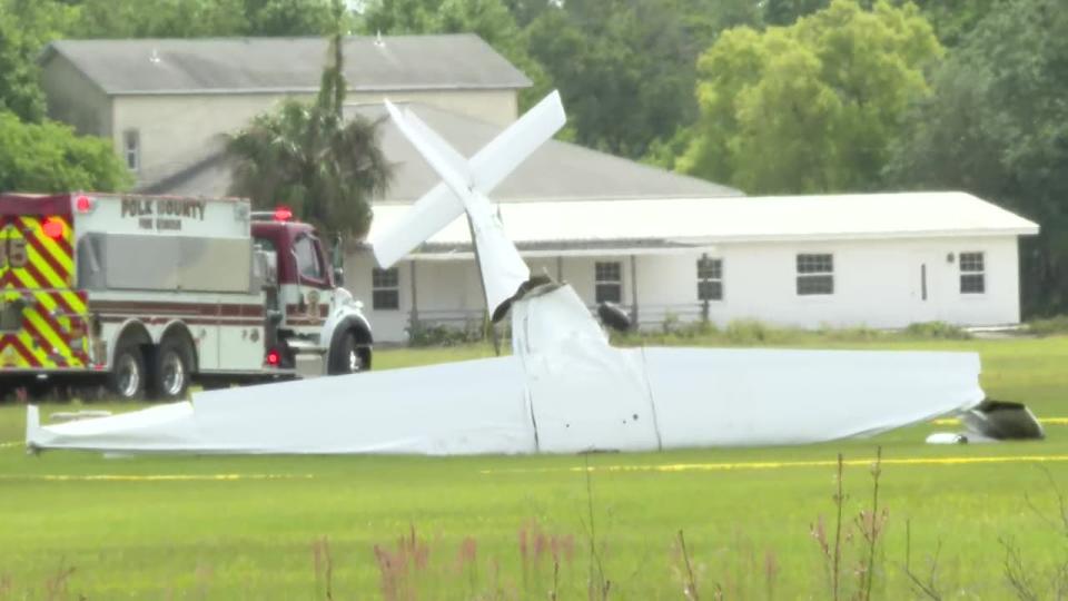 <div>The plane crashed at South Lakeland Airport.</div>