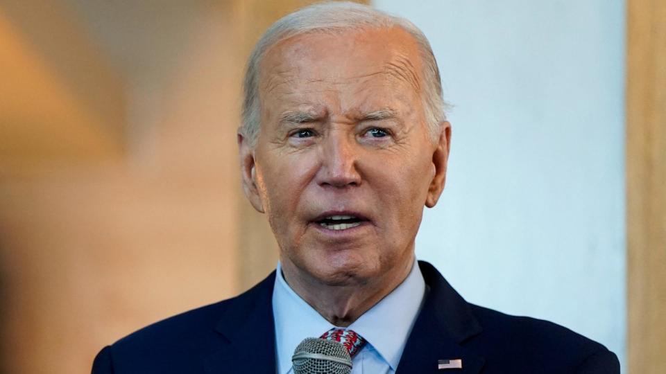 PHOTO: President Joe Biden speaks during a campaign stop at South Restaurant & Jazz Club in Philadelphia, May 29, 2024.  (Elizabeth Frantz/Reuters)