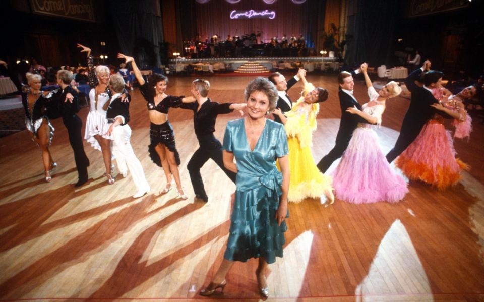 Homecoming: Angela Rippon presenting Come Dancing in Blackpool in 1988