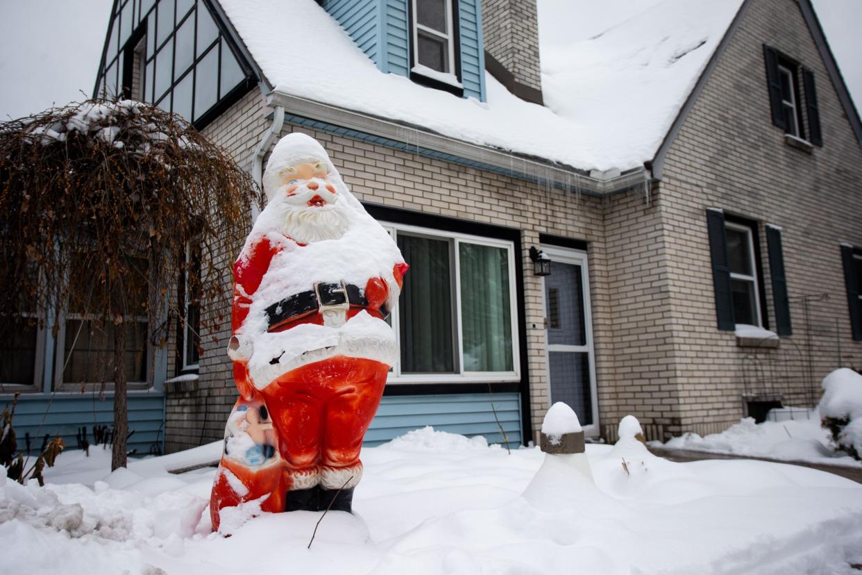 A blanket of snow in Holland, Mich., fell the week of Christmas in 2022.