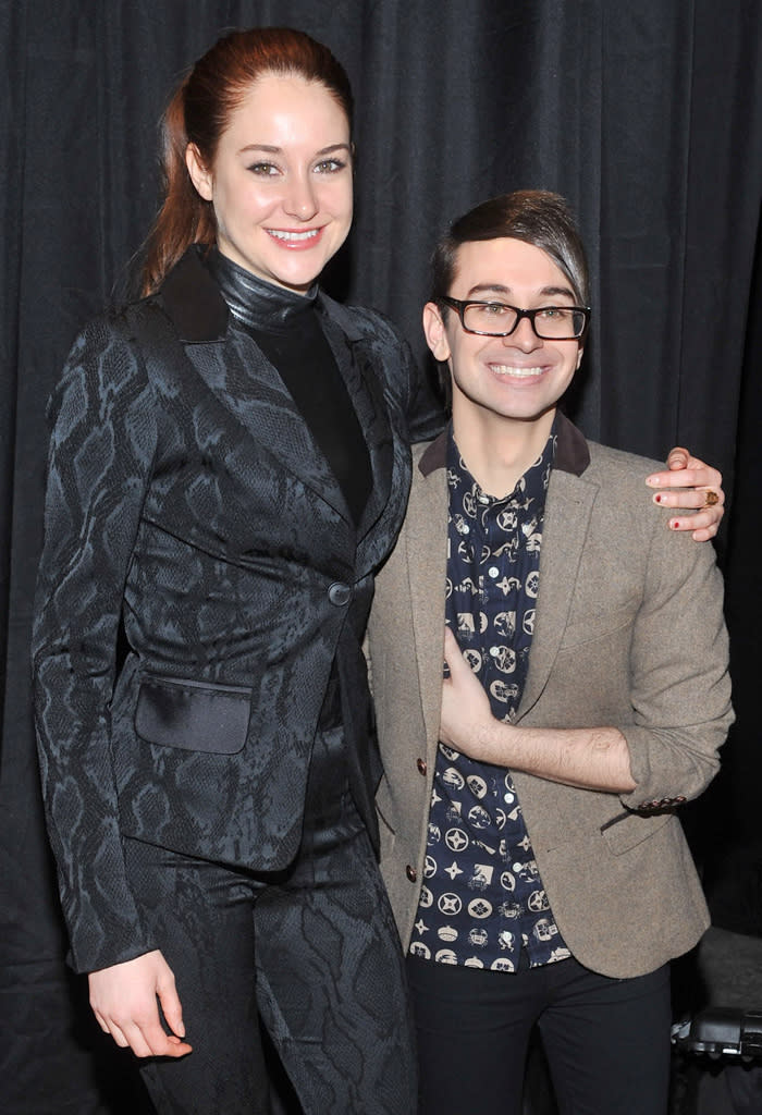 <b>Designer Christian Siriano:</b> “I’m always a fan of Cate Blanchett – she’s always so chic and so amazing. I love a cool girl like Rooney Mara. I think she’s still quite amazing. I actually kind of love Shailene Woodley. I think that what she’s doing right now – she’s having her moment in Hollywood – and she’s being kind of quirky with it, which I really like. I think she takes risks and I think that’s great for a designer.”