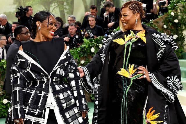 <p>Jamie McCarthy/Getty</p> Eboni Nichols and Queen Latifah