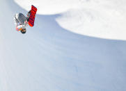 <p>Kelly Clark of USA in action during the Snowboard Ladies Halfpipe Final on day four of the Winter Olympics at the Phoenix Snow Park in Pyeongchang-gun, South Korea. (Photo By Ramsey Cardy/Sportsfile via Getty Images) </p>
