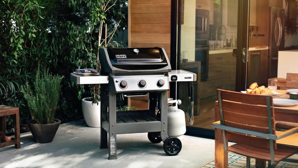 The Weber is a grillmaster's dream.