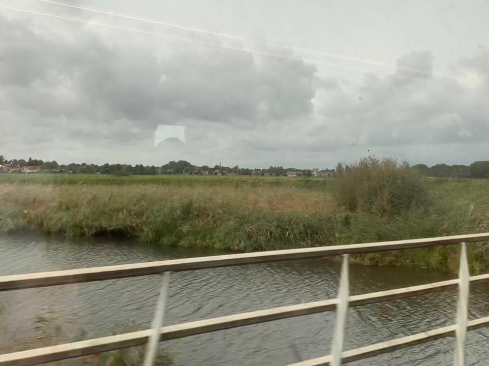 view of europe out of a train window