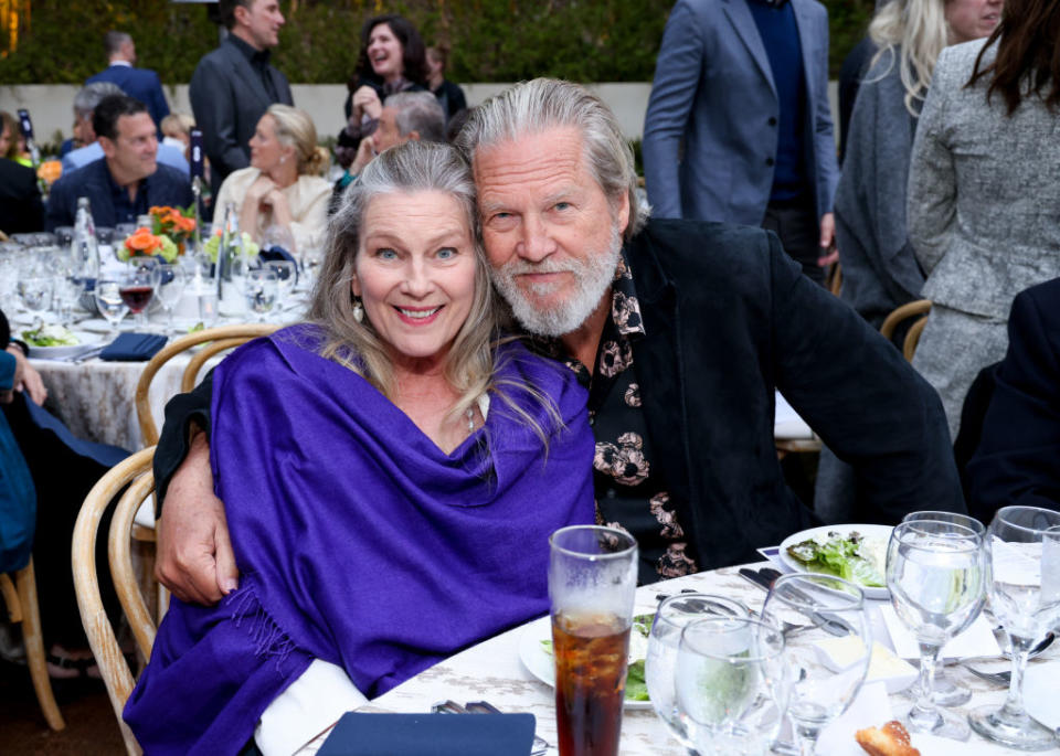 Jeff Bridges and Susan Geston