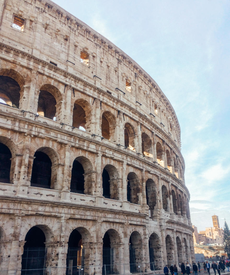 The colosseum in Rome