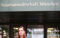 German prosecutor Anne Leiding gives a statement on the investigation into Wirecard, the payments company that collapsed last month after admitting a hole in its accounts in Munich