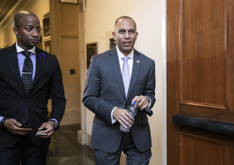 Rep. Hakeem Jeffries (above) beat out fellow Congressional Black Caucus member Barbara Lee to take the Democratic Caucus chairman position. (Photo: THE ASSOCIATED PRESS)