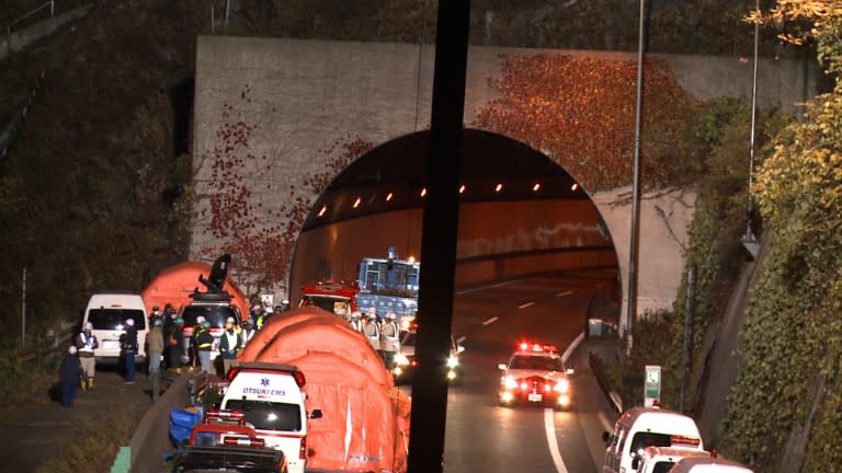 Derrumbe fatal de túnel en Japón