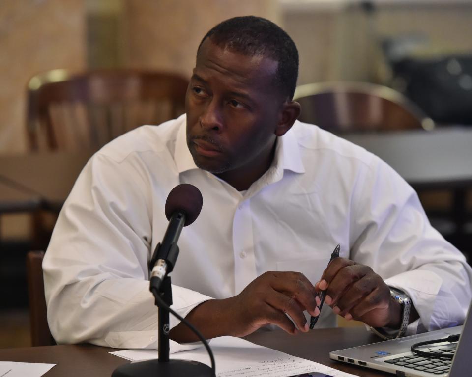 Representative Christopher Bell, seen here in this file photo from July 30, 2019, represents Hinds County's House District 65 and urged members of the Jackson City Council to hire a lobbyist to help with the city's legislative goals.