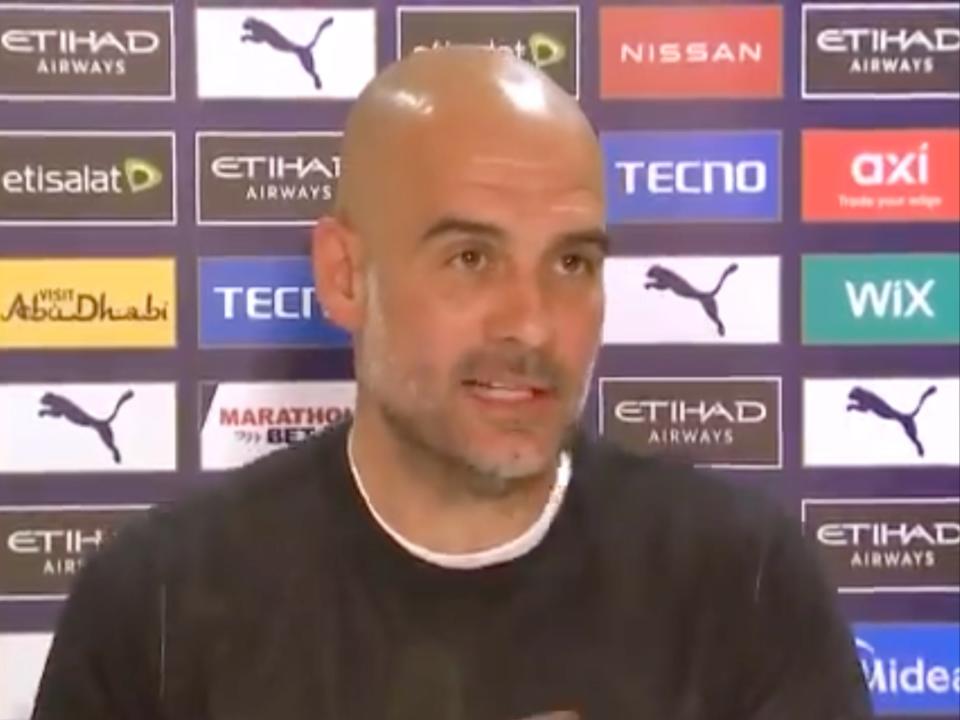 Manchester City boss Pep Guardiola (Sky Sports)