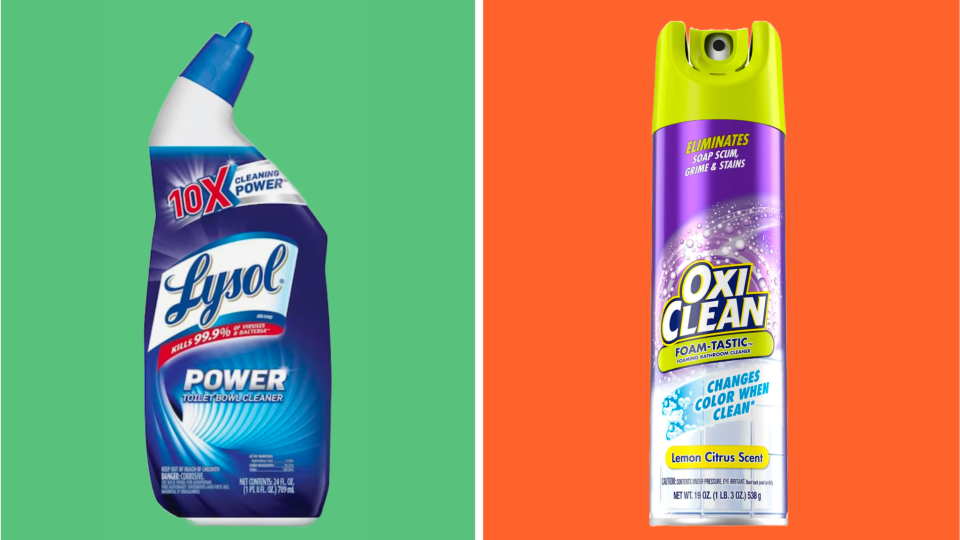 Give your bathroom a deep clean ahead of spring with deals on Lysol, OxiClean and more.