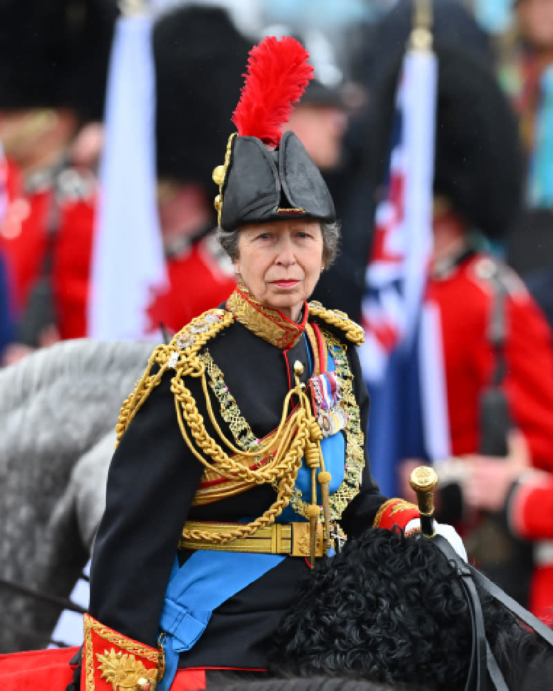 Princess Anne features as the 'Gold-Stick-In-Waiting' at the Coronation