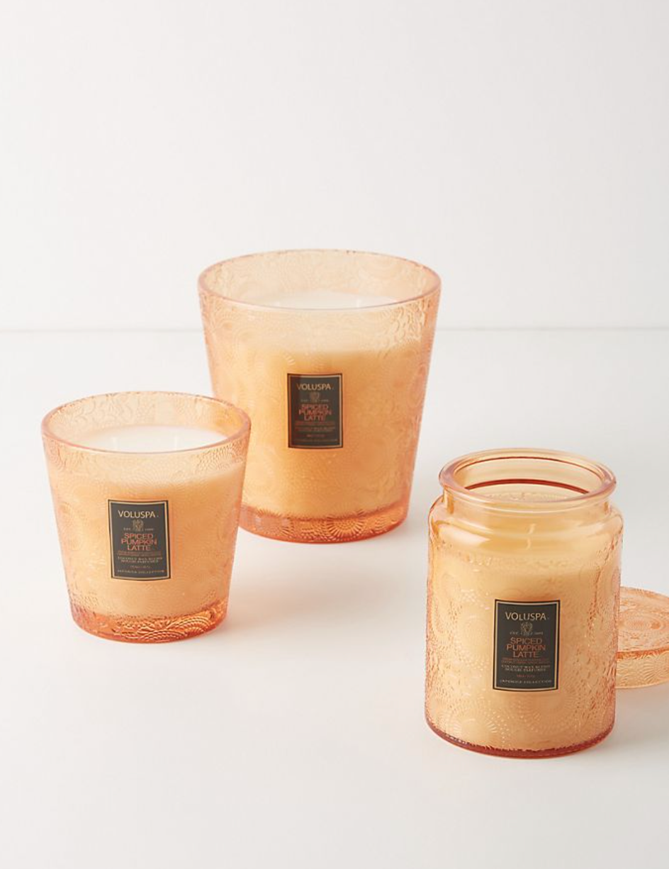 Voluspa Japonica Spiced Pumpkin Latte Jar Candle (Photo via Anthropologie) 