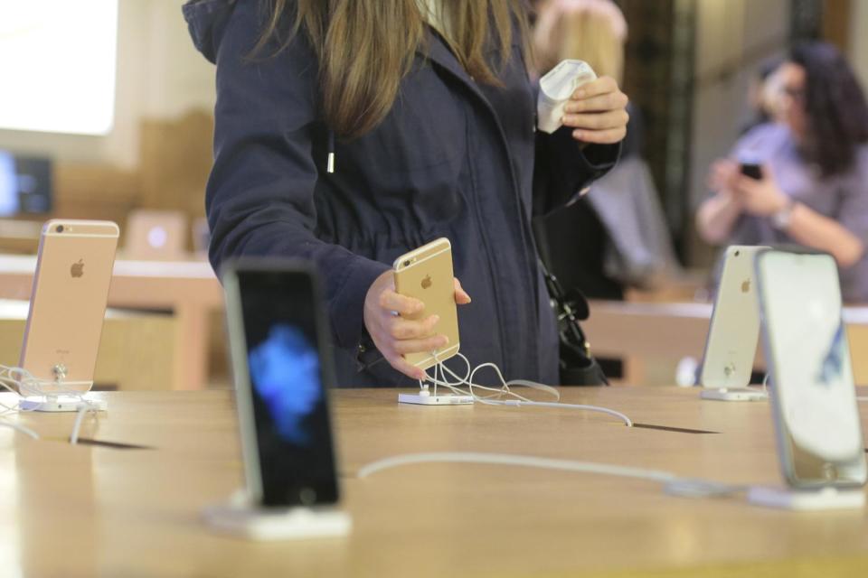 The iPhone 6s, pictured here, is one of the iPhones that Apple says it slowed down with software as a result of an ageing battery: JACQUES DEMARTHON/AFP via Getty Images