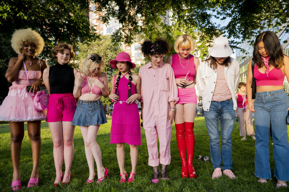 Over in Boston, a group of friends who are part of a summer filmmaking program at Emerson College, dressed up to 