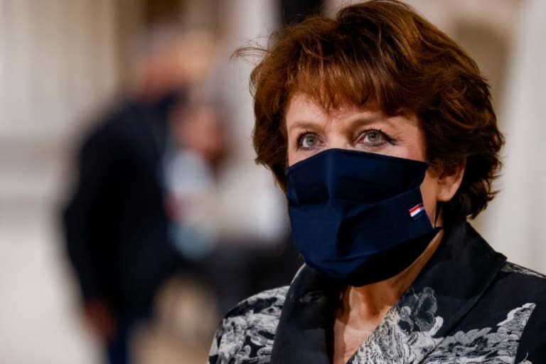 Roselyne Bachelot en novembre 2020 au Panthéon - Ludovic MARIN © 2019 AFP