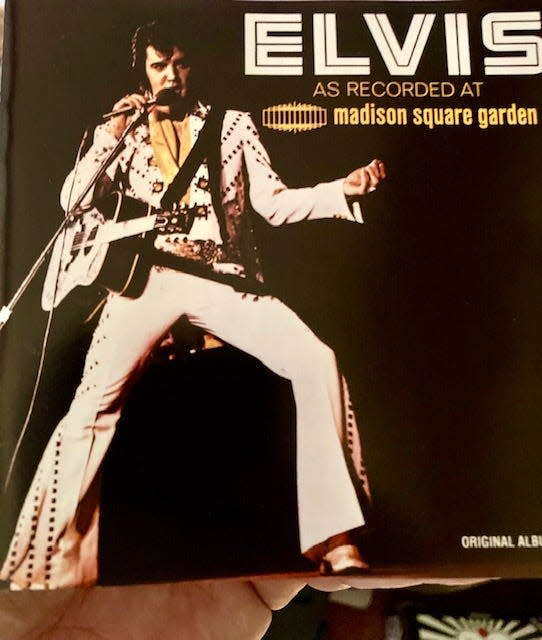 Rick Marino, a Jacksonville Elvis impersonator, says there's a little known fact about the album "Elvis as recorded at Madison Square Garden":  The cover photo isn't from the June concert in New York. It's from two months earlier in Jacksonville.