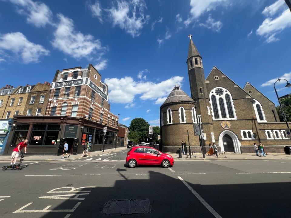 Red peril? Kentish Town Road, in the middle of Keir Starmer’s constituency (Simon Calder)