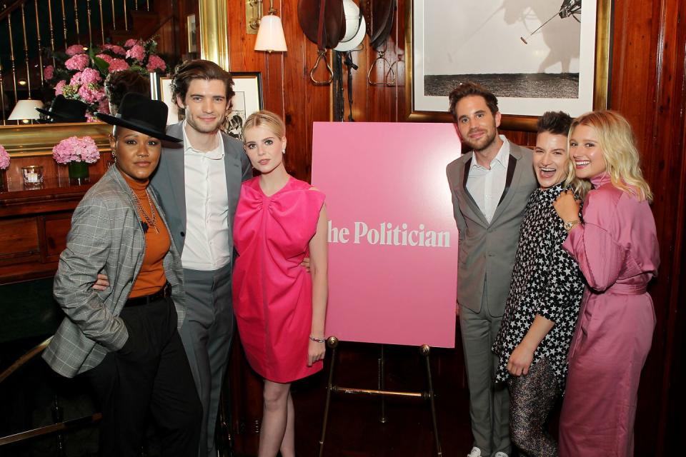 The cast of The Politician