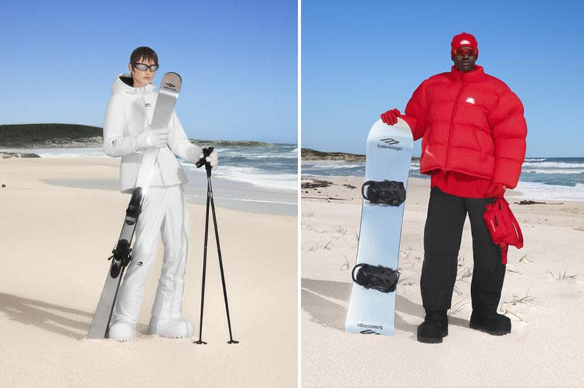 Balenciaga Skiwear Collection. Source: Balenciaga