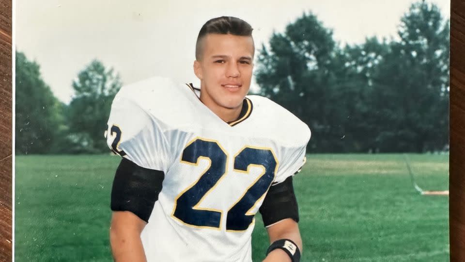 Coy Wire at age 14 in his freshman year at Cedar Cliff High School in Pennsylvania. - Coy Wire/CNN