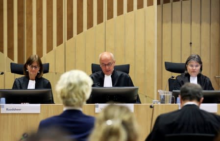 Dutch anti-Islam politician Geert Wilders appears in court in Amsterdam