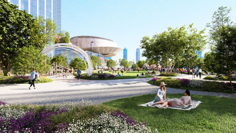 Freedom Plaza will also contain public green space and a new Museum of Freedom and Democracy. - Bjarke Ingels Group