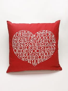 International Love pillow by Alexander Girard, $38