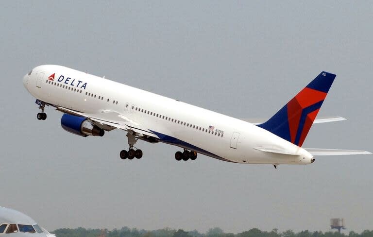 Un avión de la compañía Delta Airlines