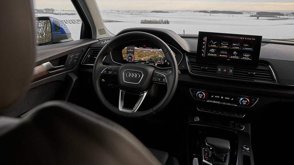 標配12.3吋全數位液晶儀表以及10.1吋觸控式MMI多媒體資訊整合系統顯示幕。(圖片來源/ Audi)