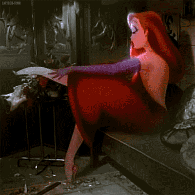 Jessica Rabbit: The lady in red hit all the right tunes with her body-hugging red long slit dress. Her tight sparkly dress is an iconic figure in today’s pop culture. And look at how she managed to pull off the color-block trend like a piece of cake by mixing red dress and purple gloves.