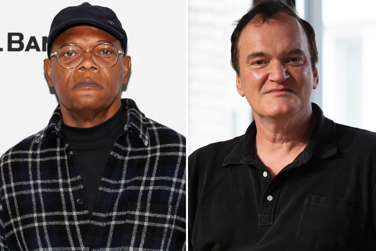 Samuel L. Jackson and Quentin Tarantino