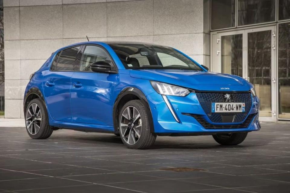 The Peugeot e-208 does 225 miles on just one charge (Peugeot)