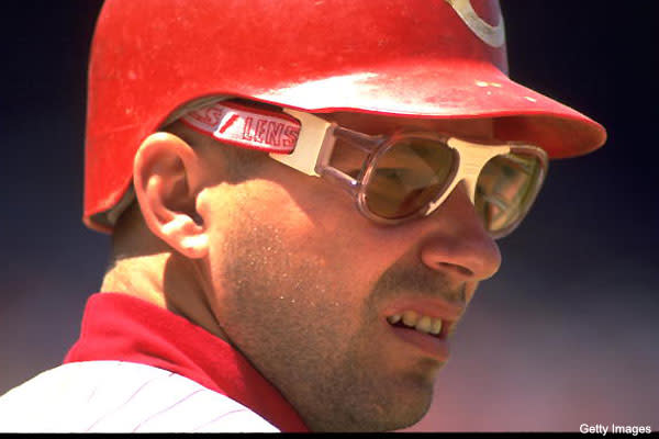 Chris Sabo Signed Baseball Goggles