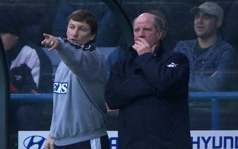 Jim Smith and Colin Todd of Derby County give out instructions during the FA Carling Premiership game between Leeds United v Derby County - Credit: Getty images