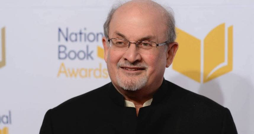 印度裔英國作家魯西迪（Salman Rushdie）。（圖／達志／美聯社）