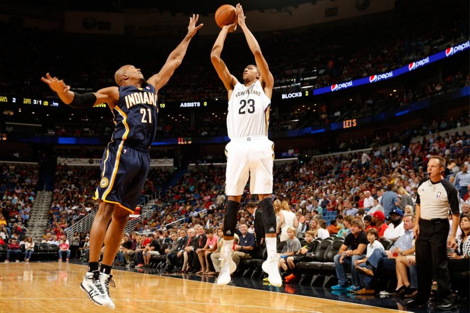 anthony davis shot